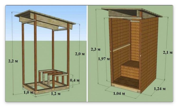 Дачний туалет - своїми руками