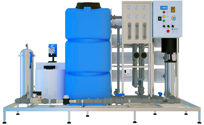 Промышленная система обратного осмоса